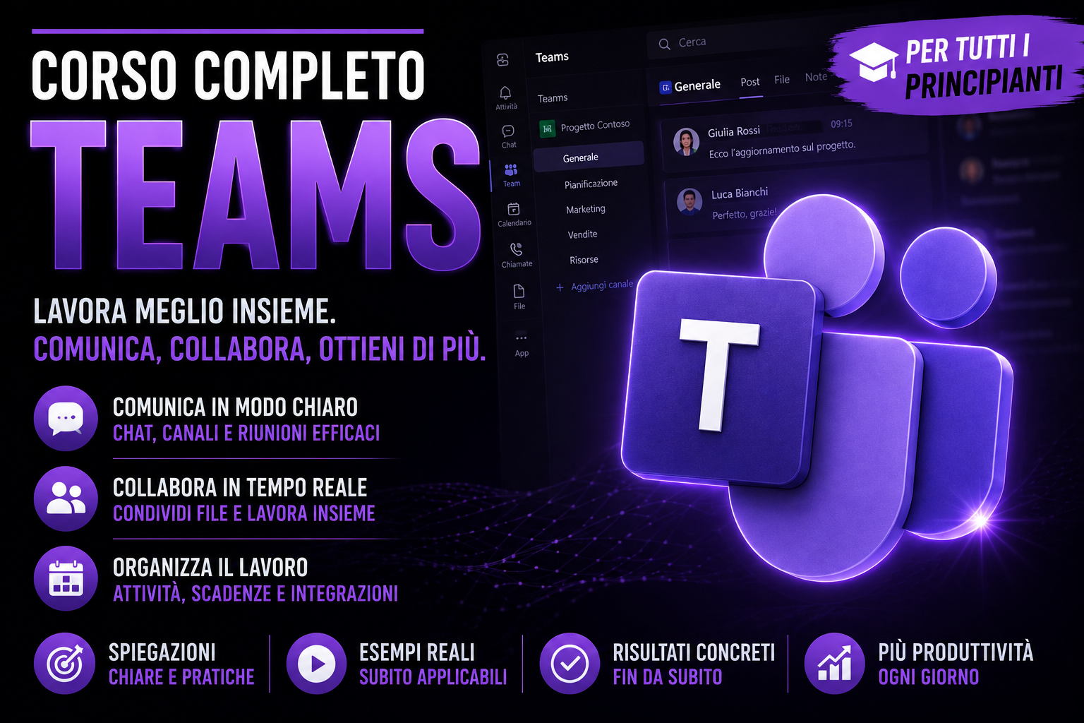 Copertina del corso Microsoft Teams